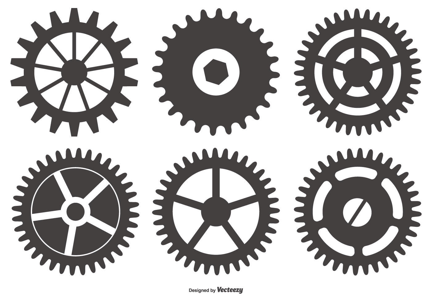 Download Cog Wheel Vector Shapes for free.