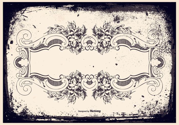 Vintage Grunge Frame Background Vintage Grunge Frame Background