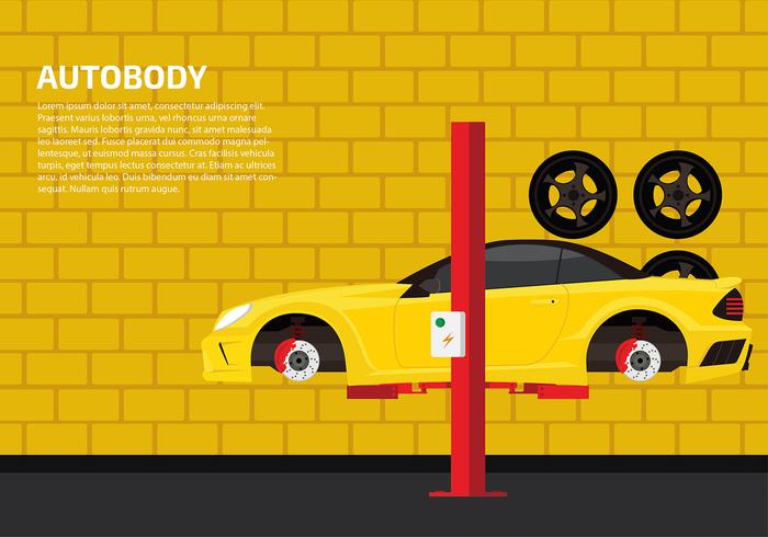 Auto Body Template Free Vector