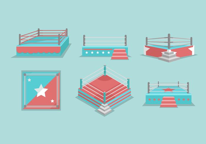 Wrestling Ring Vector Illustration