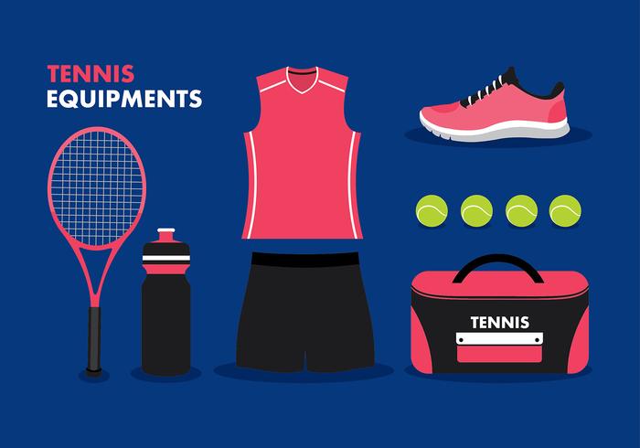 Tennis Equipment Free Vector