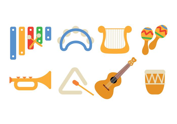 Instrumento de música de Icon Pack Vector