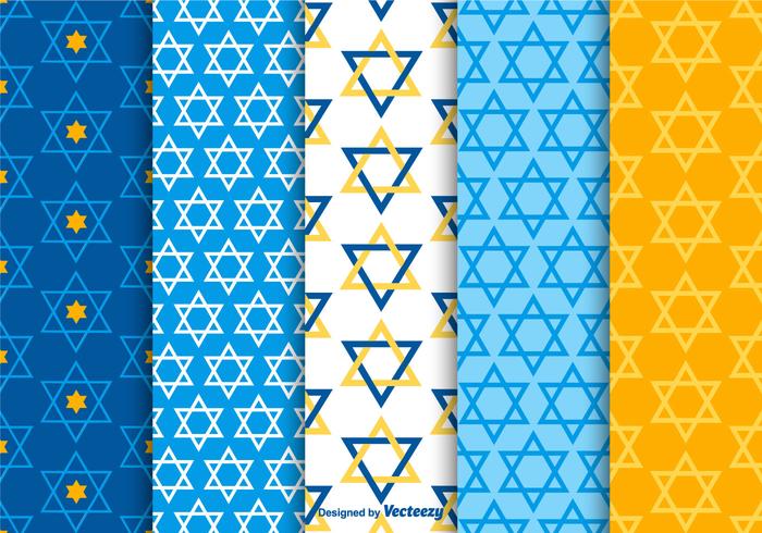 Star Of David Vector Patterns