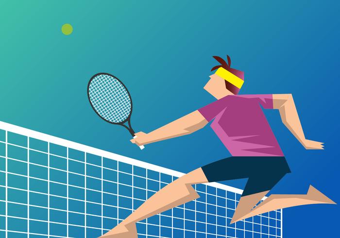 Tennis Player vector