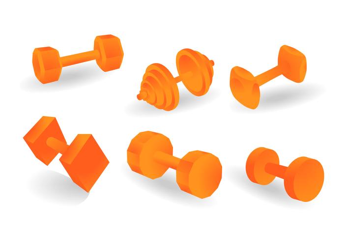 Free Dumbell Vector Illustration