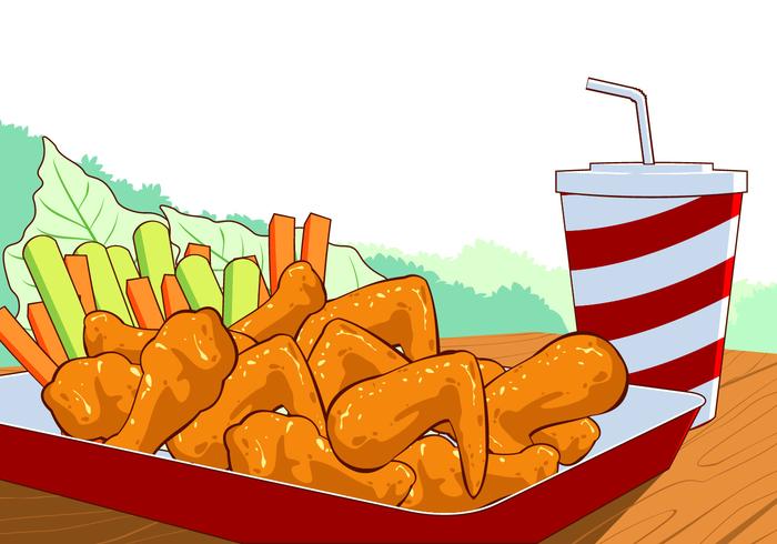 Buffalo Wings Free Vector 137477 Vector Art at Vecteezy