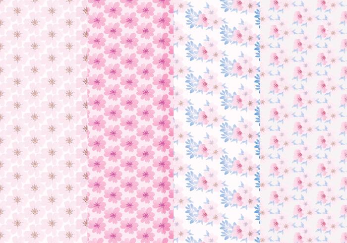 Vector Floral Spring Patterns Vector Floral Spring Patterns