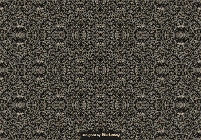 Vintage Seamless Pattern - Vector