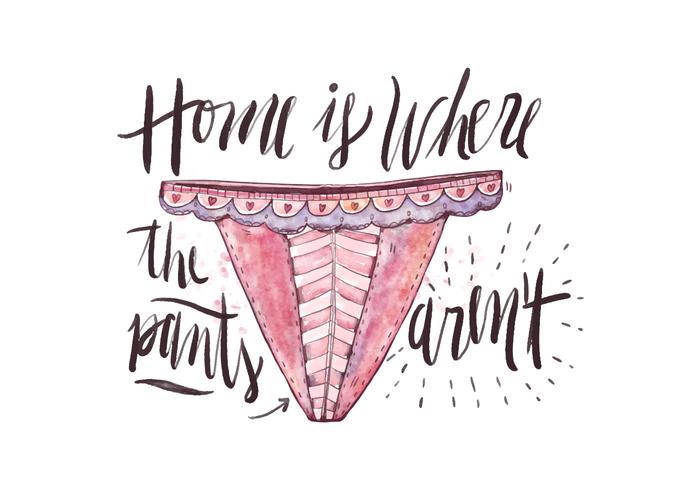 Women's Day Watercolor Lingerie  vector