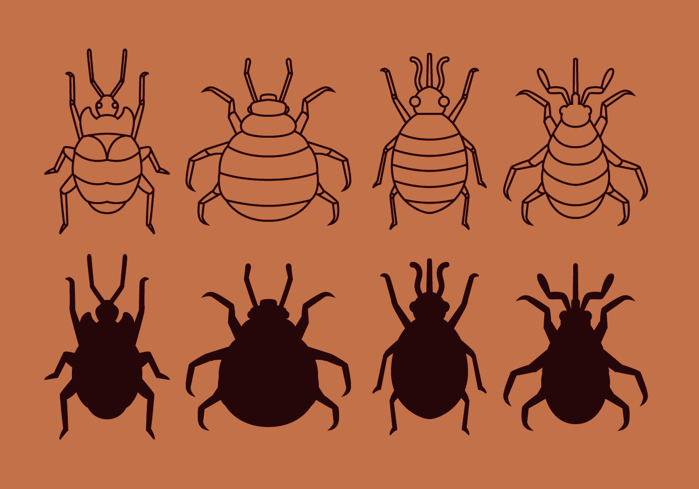 Download Free Bed Bug Vector - Download Free Vectors, Clipart ...