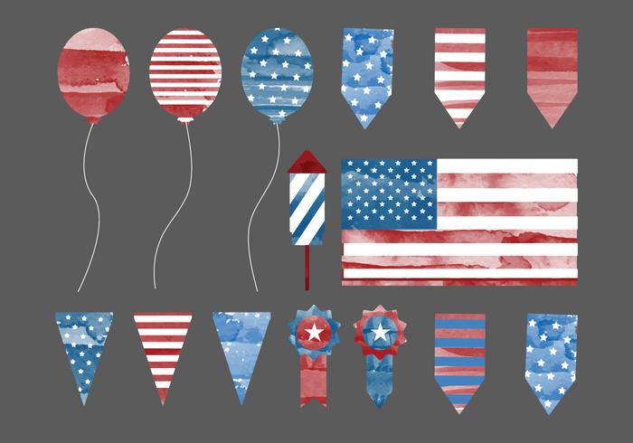 Vector 4th of July Elements