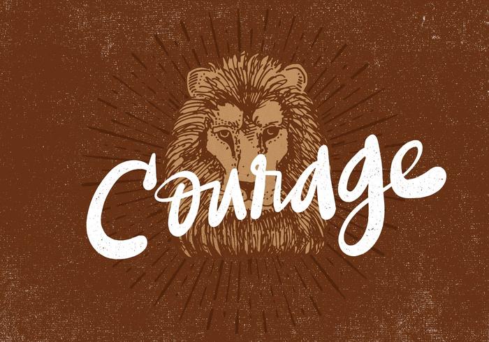 Retro Lion Design vector