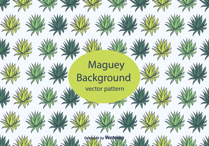 Hand Drawn Maguey Background vector