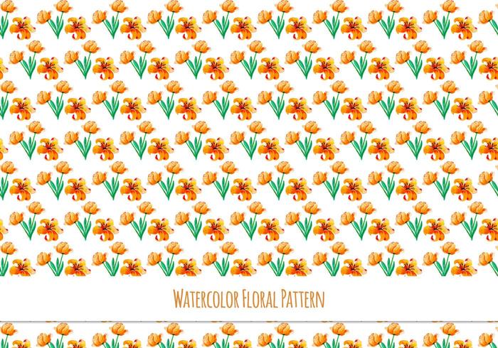 Free Vector Watercolor Pattern With Cute Yellow Flowers Free Vector Watercolor Pattern With Cute Yellow Flowers