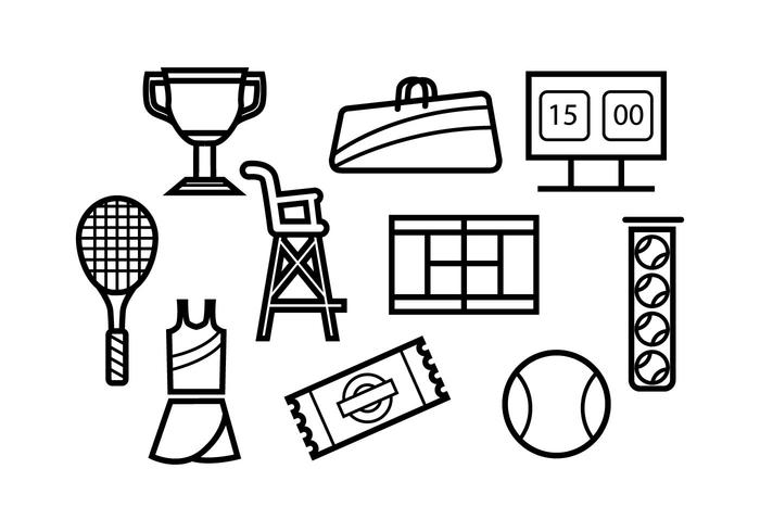 Free Tennis Vector Free Tennis Vector
