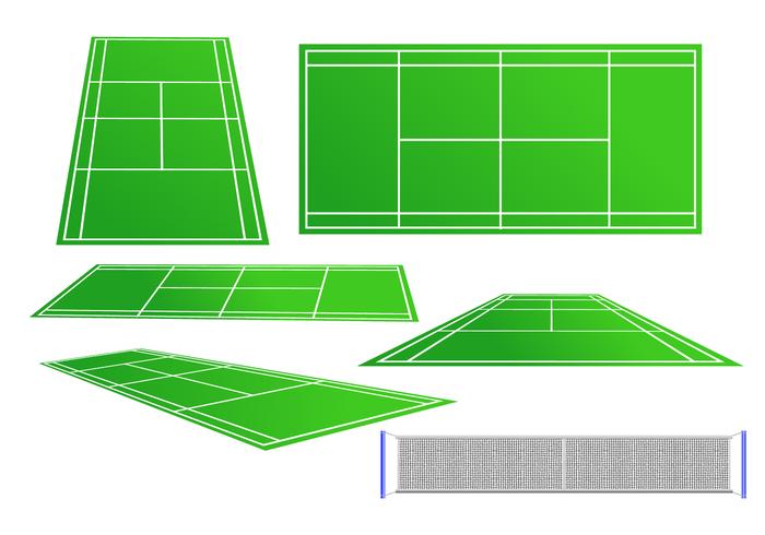 Juego de vectores de tenis