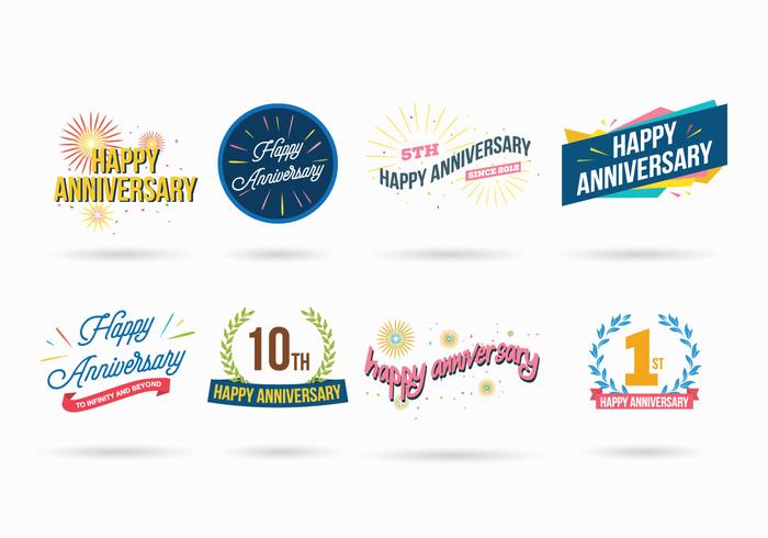 Free Anniversary Vector