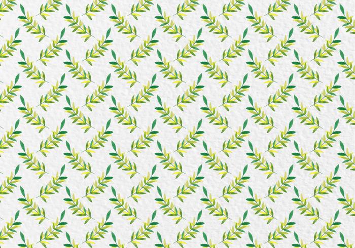 Free Vector Watercolor Leaves Seamless Pattern