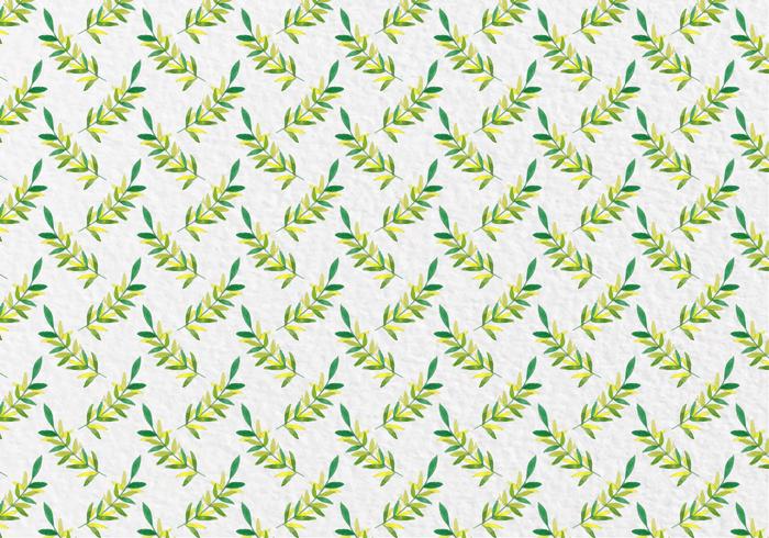 Free Vector Watercolor Leaves Seamless Pattern