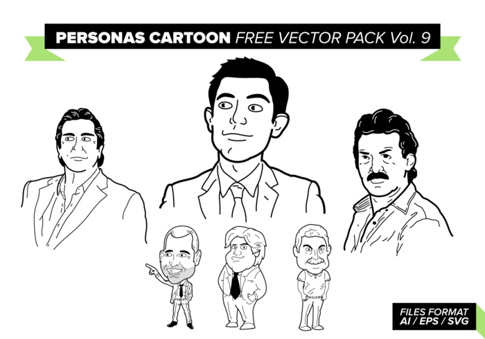 Personas Cartoon Free Vector Pack Vol. 9 Personas Cartoon Free Vector Pack Vol. 9