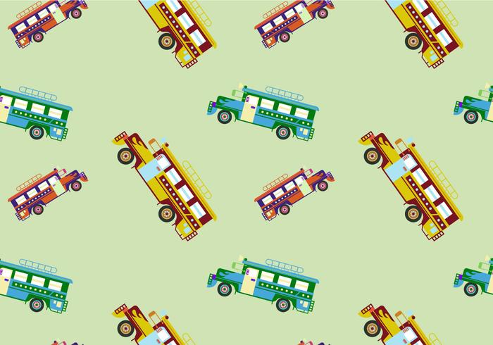 Jeepney ilustración vectorial libre vector