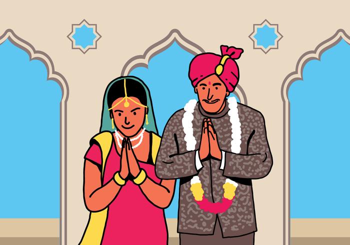 Bienvenido a Bollywood vector