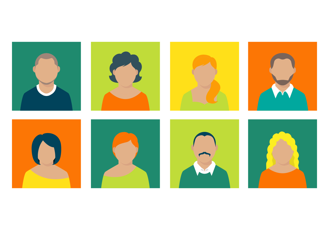 Free Headshot Portrait Vector 137806 Vector Art at Vecteezy