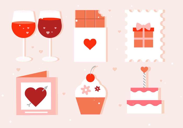 Vector Valentine's Day Elements