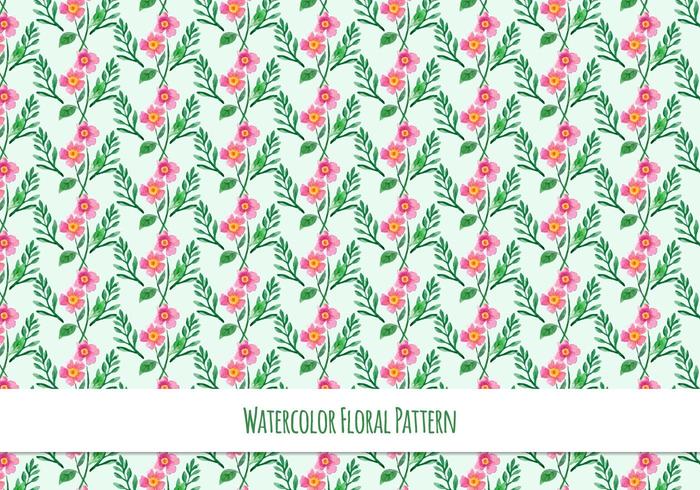 Free Vector Pattern With Floral Theme Free Vector Pattern With Floral Theme