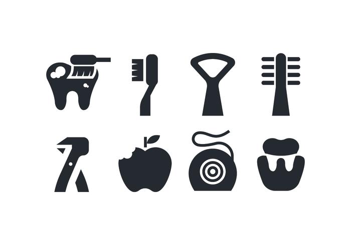 Dental Care Icons vector