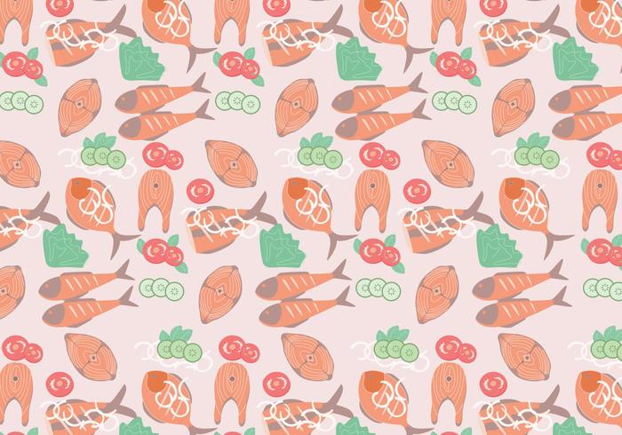 Fish Fry Pattern Vector