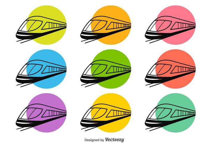 Train Vector Silhouette Train Vector Silhouette