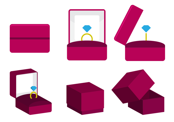 Ring Box Vector