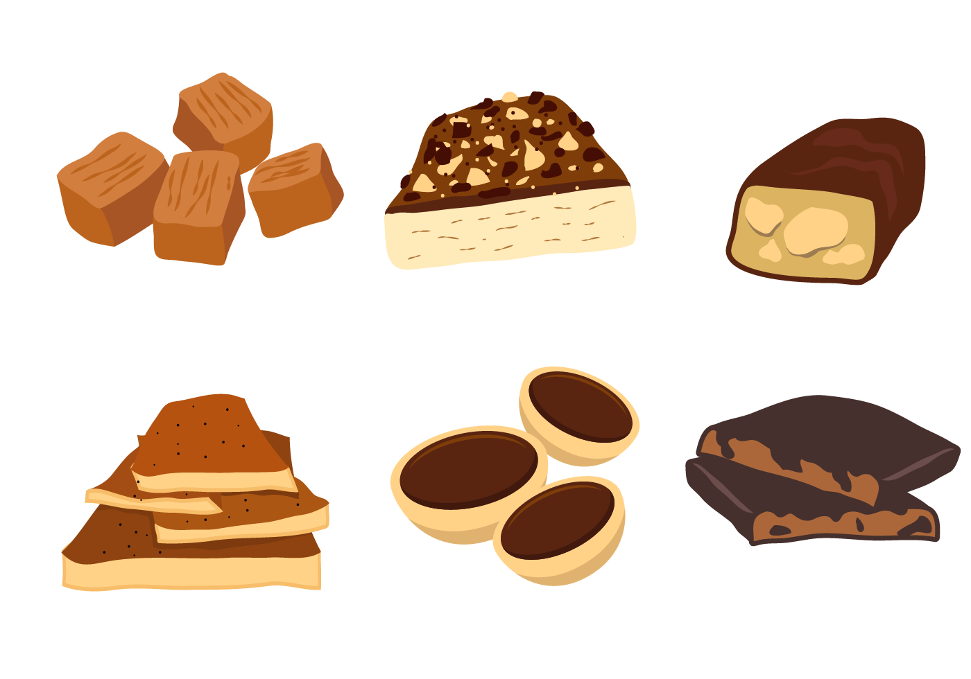 Free Toffee Vector 137944 Vector Art at Vecteezy
