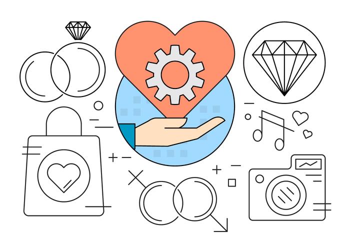 Engagement Icons vector