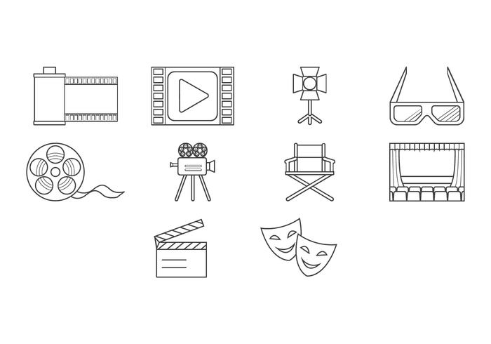 Free Movie Icon Vector Free Movie Icon Vector