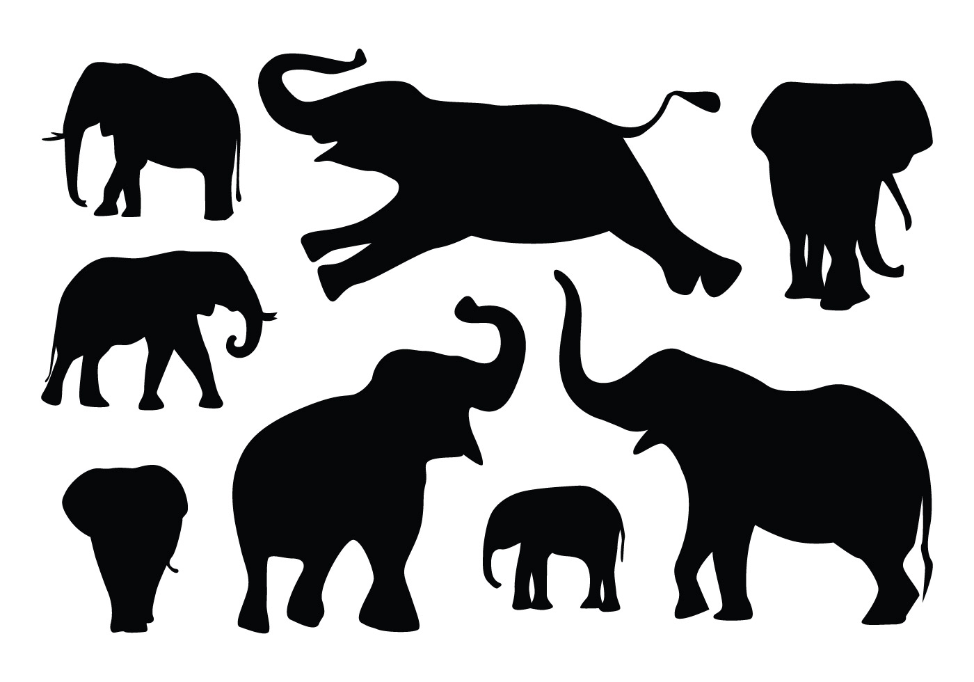 Free Free 187 Silhouette Elephant Svg Free SVG PNG EPS DXF File