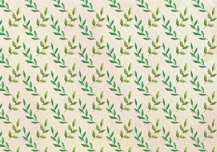 Free Vector Watercolor Leaf Pattern