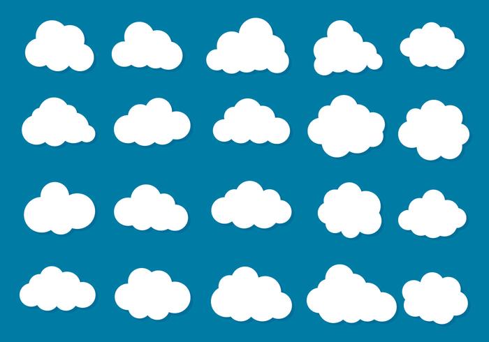 Download Vector Clouds Icon Collection - Download Free Vector Art ...