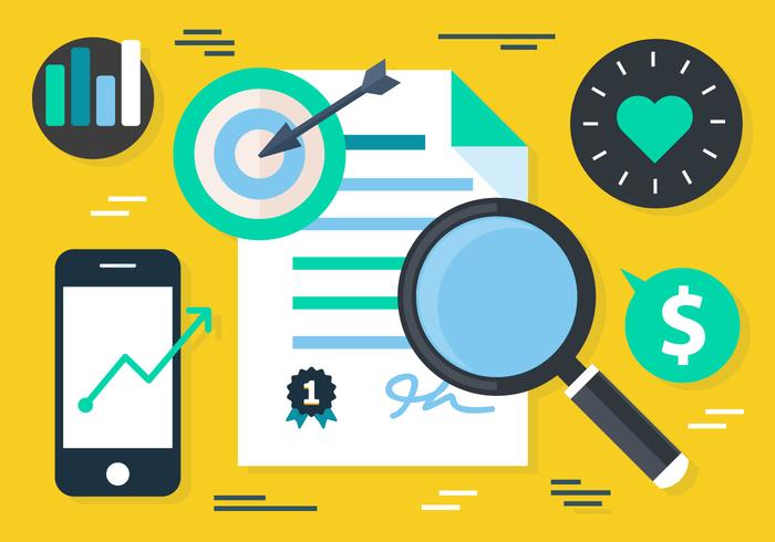 Free Flat Digital Marketing Concept Vector Free Flat Digital Marketing Concept Vector