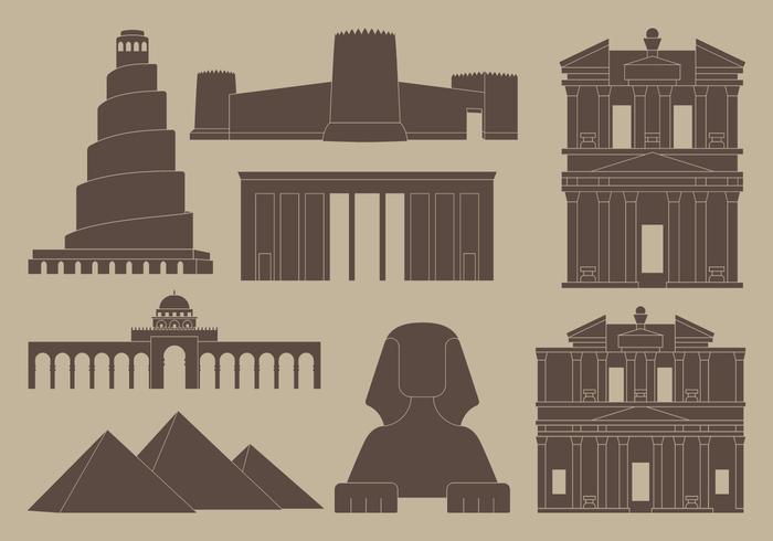 Middle East Icons vector