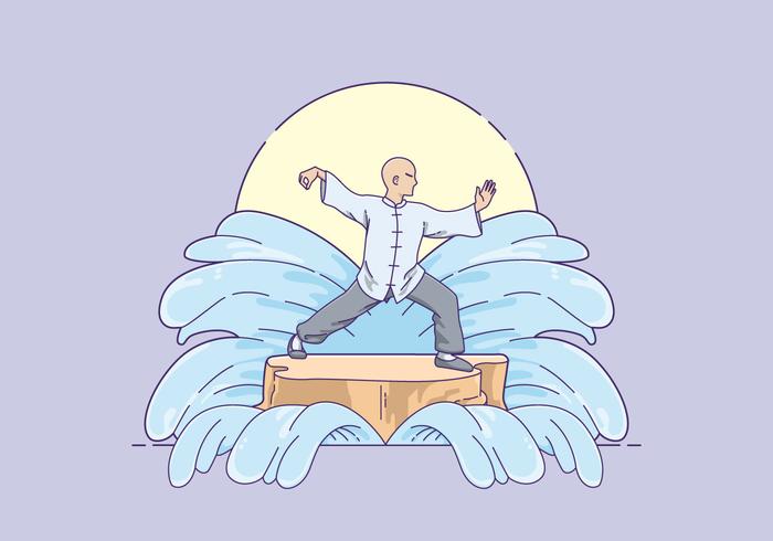 Ilustración libre de Tai Chi vector