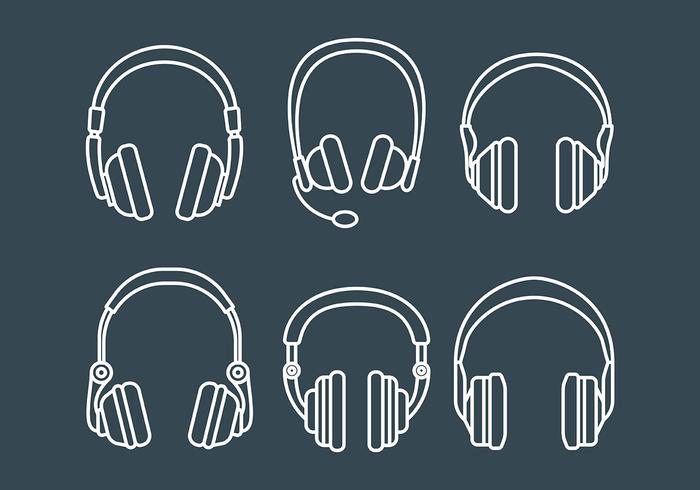 Free Head Phone Icons Vector