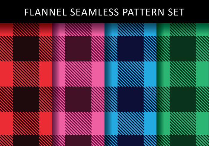 Colorful Flannel Vectors