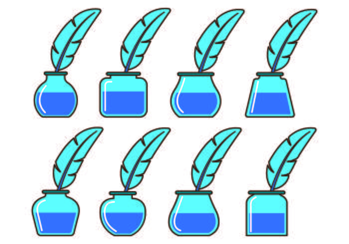 Set Of Inkwell Vectors