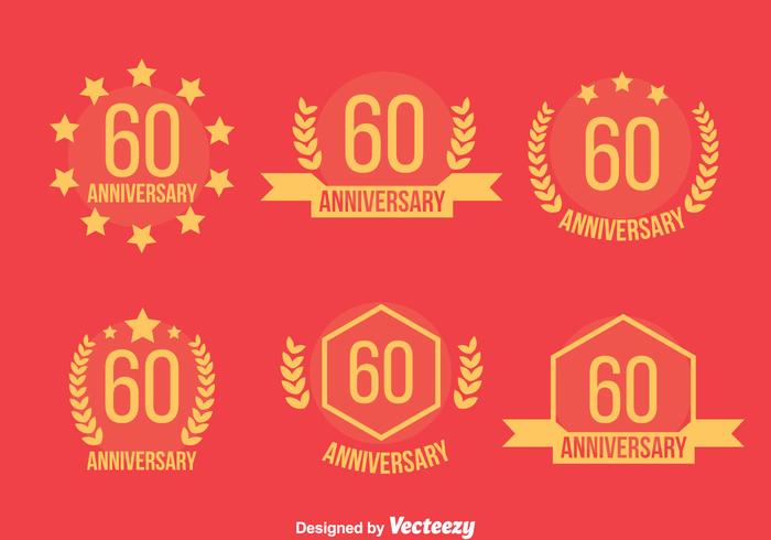 Vector 60º Annivecsary Emblema