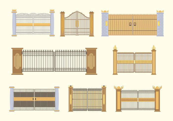 Open Gate Vector