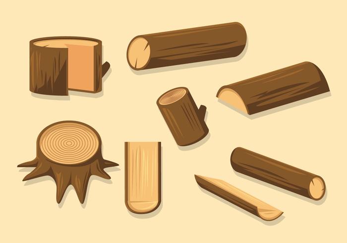 Wood Logs Vector