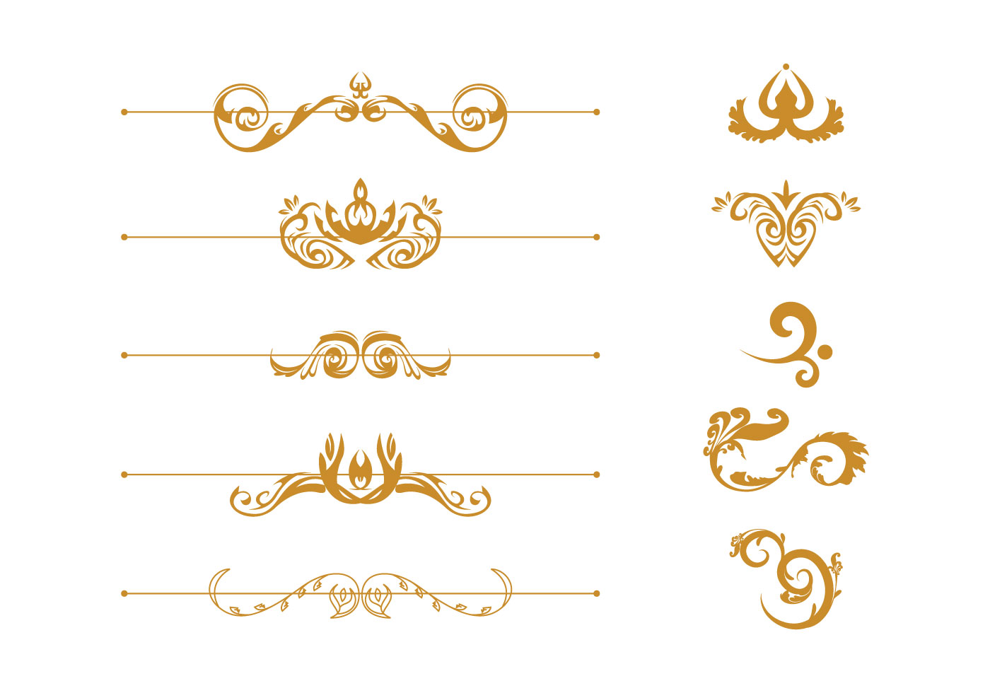 Download Free Scrollwork Vector for free.