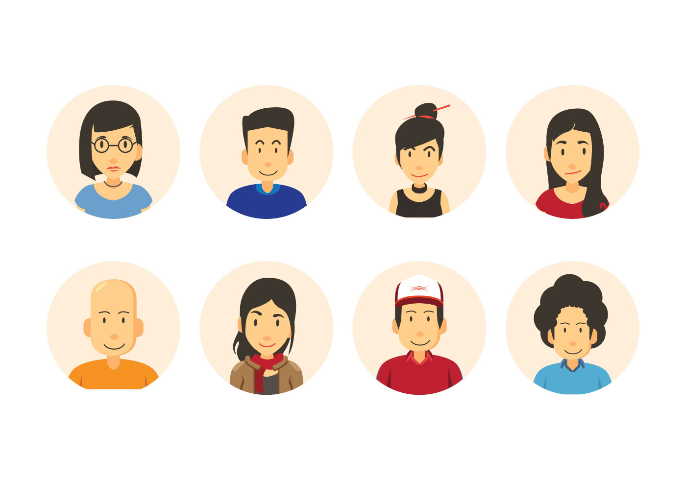 Free Headshot Vector 138266 Vector Art at Vecteezy